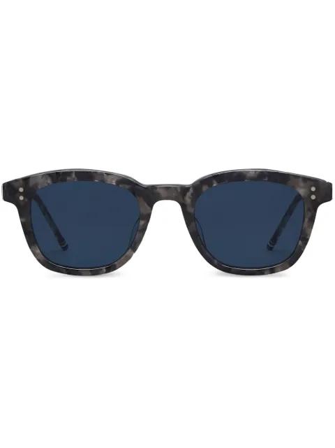 tortoiseshell rectangular-frame sunglasses by THOM BROWNE