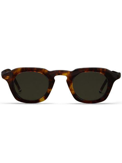 tortoiseshell square-frame sunglasses by THOM BROWNE