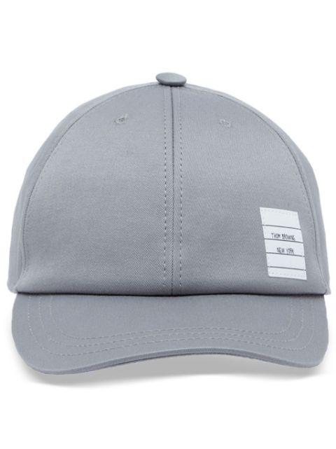 twill classic 6-panel baseball cap by THOM BROWNE