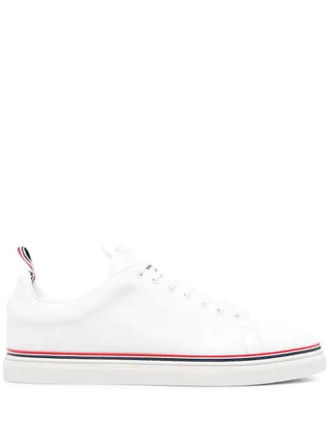 vitello calf tennis shoes by THOM BROWNE
