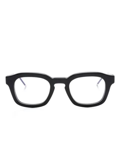 wayfarer-frame glasses by THOM BROWNE