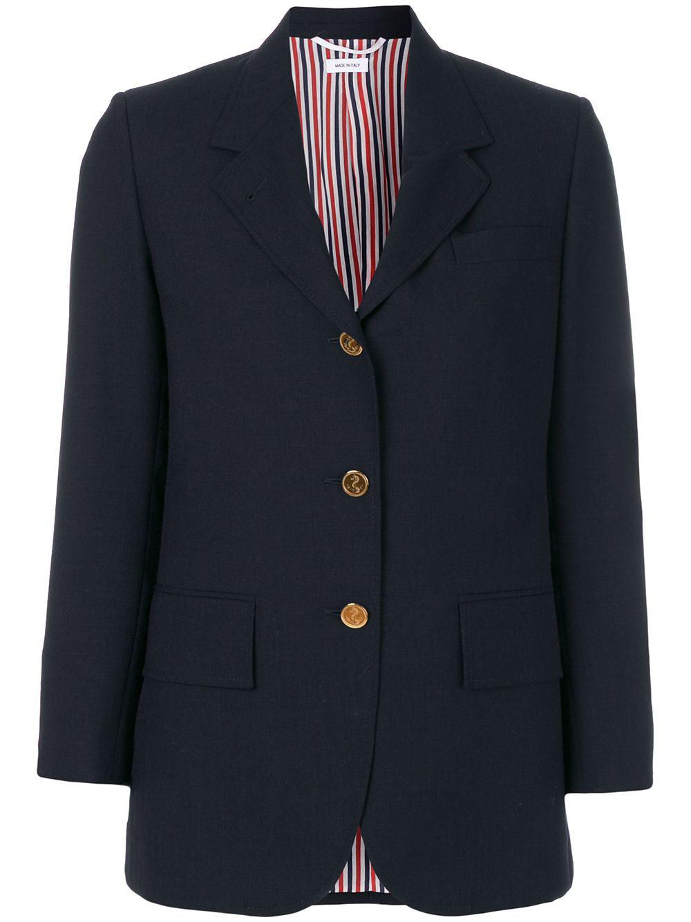 wide lapel sport coat by THOM BROWNE