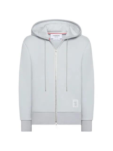 zip-up hoodie by THOM BROWNE