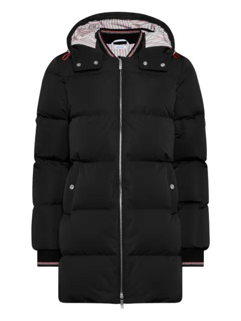 zip-up padded coat by THOM BROWNE