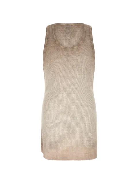 947 ribbed tank top by THOM KROM