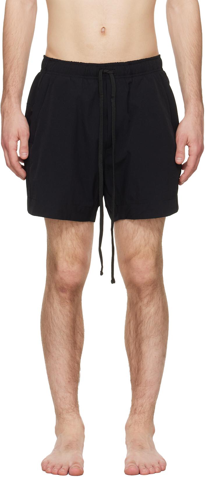Black 19 Swim Shorts by THOM/KROM