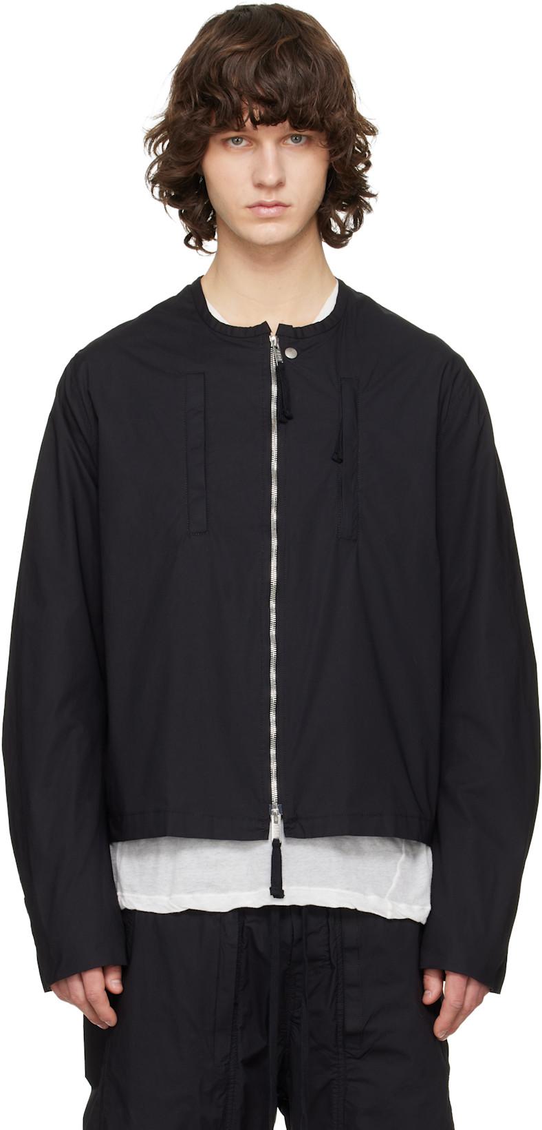 Black Bomber Jacket by THOM/KROM