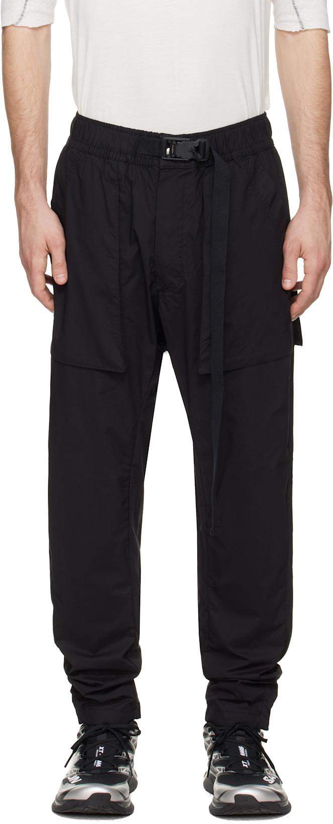Black M P 32 Trousers by THOM/KROM