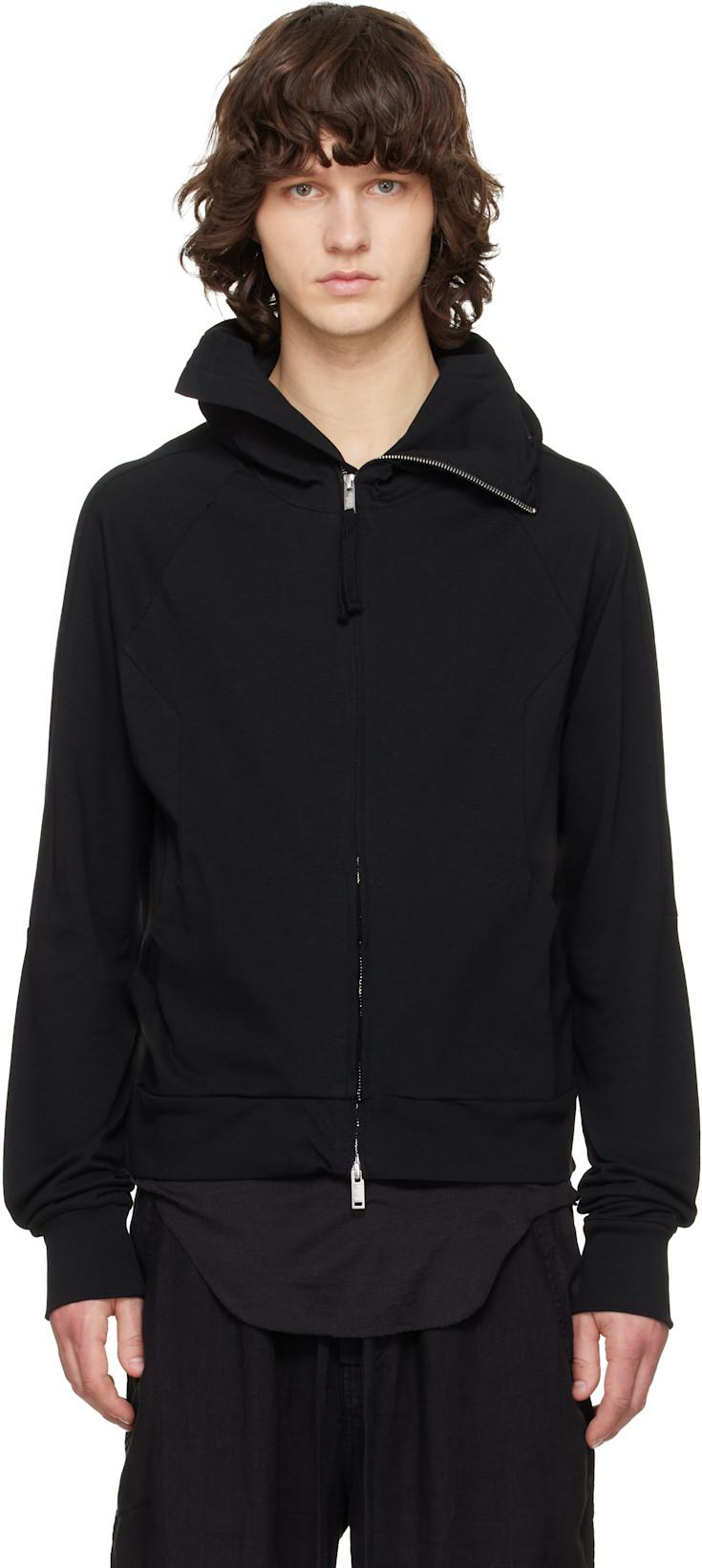 Black M SJ 694 Hoodie by THOM/KROM