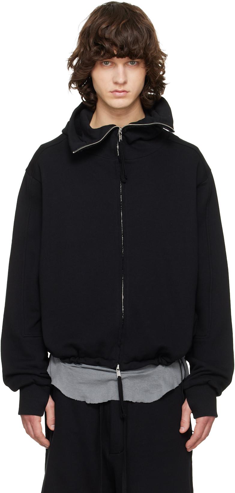 Black M SJ 695 Hoodie by THOM/KROM