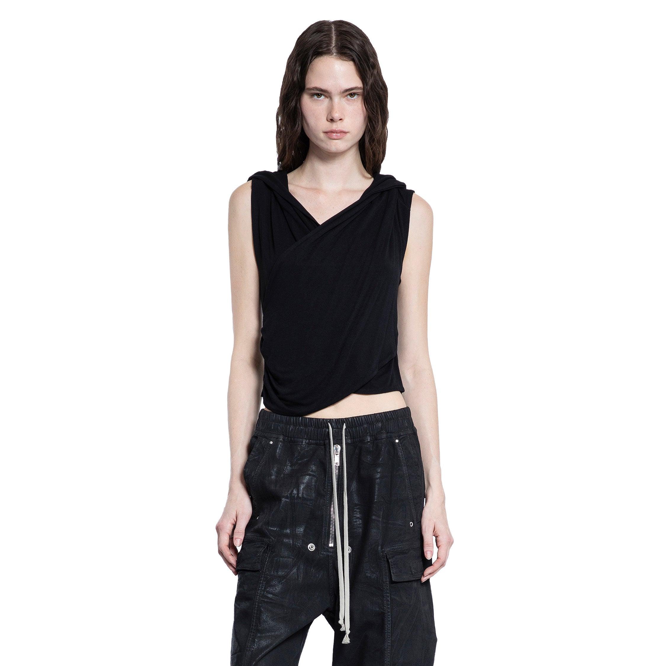 THOM KROM WOMAN BLACK T-SHIRTS & TANK TOPS by THOM KROM THOM KROM WOMAN BLACK T-SHIRTS & TANK TOPS by THOM KROM