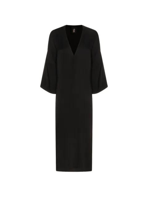 V-neck midi dress by THOM KROM