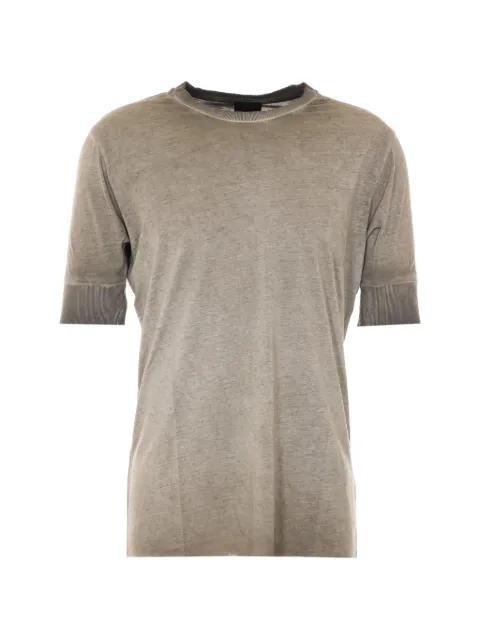 distressed crewneck T-shirt by THOM KROM
