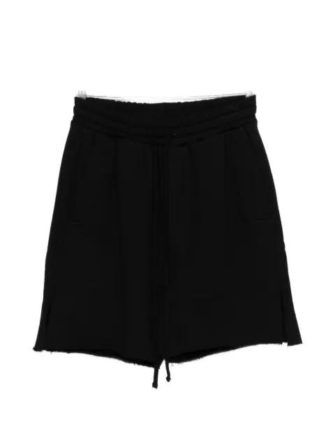 drawstring frayed shorts by THOM KROM