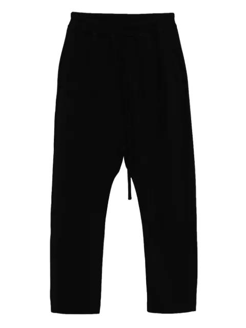 drawstring track pants by THOM KROM