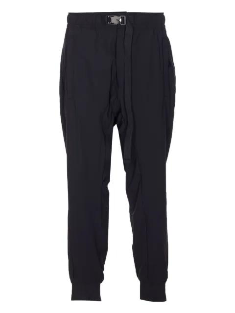 elasticated-waistband low-crotch trousers by THOM KROM
