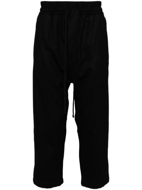 elasticated waistband track pants by THOM KROM