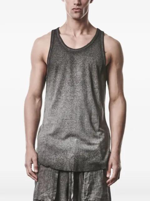 faded-effect tank top by THOM KROM