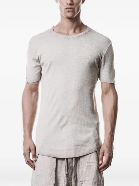 fine-ribbed T-shirt by THOM KROM