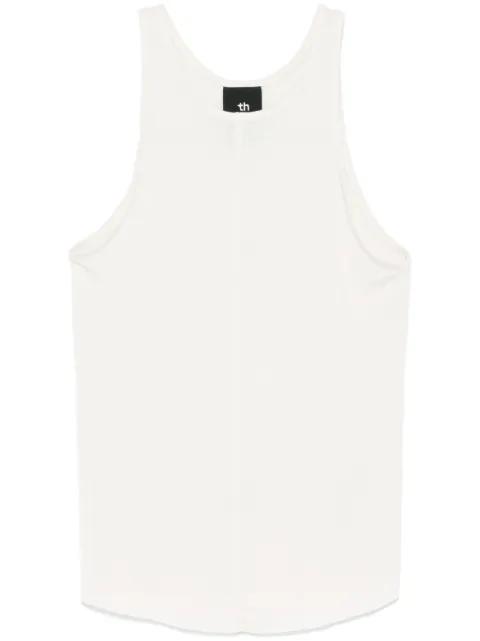 fine-ribbed tank top by THOM KROM