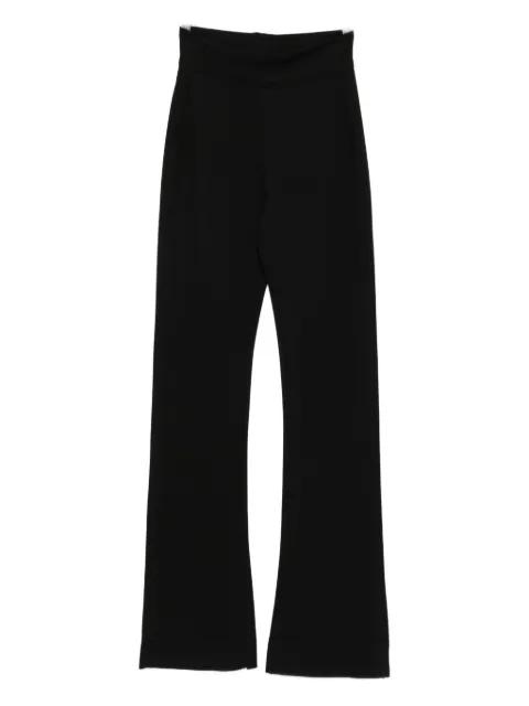 high-waisted flared trousers by THOM KROM