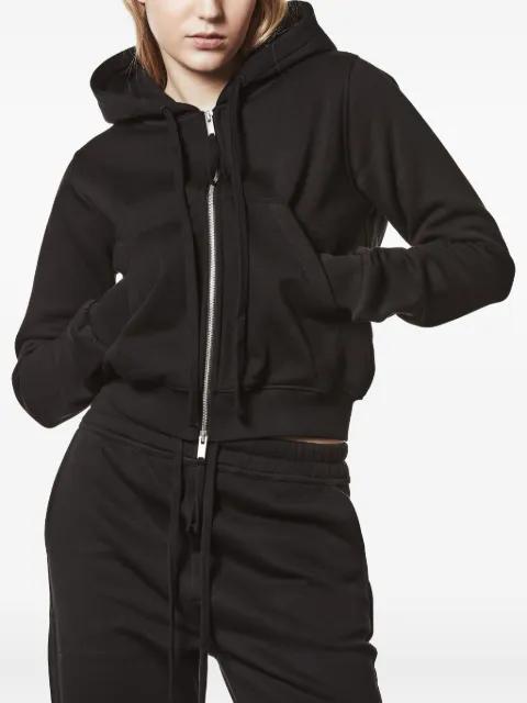 hoodied zip-up jacket by THOM KROM
