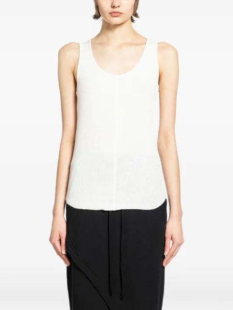 long ribbed tank top by THOM KROM