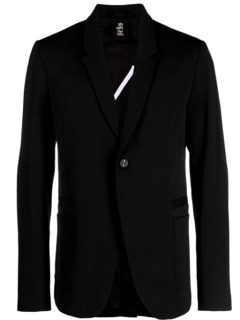 long-sleeved single-breasted blazer by THOM KROM