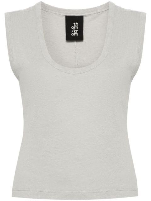 riibed mélange top by THOM KROM