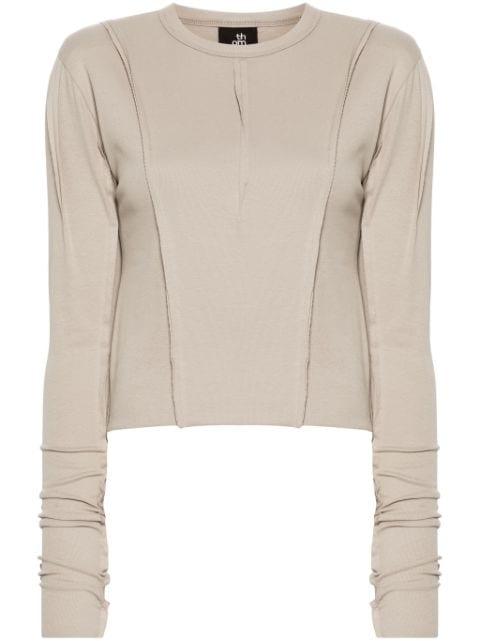 seam-detailing T-shirt by THOM KROM