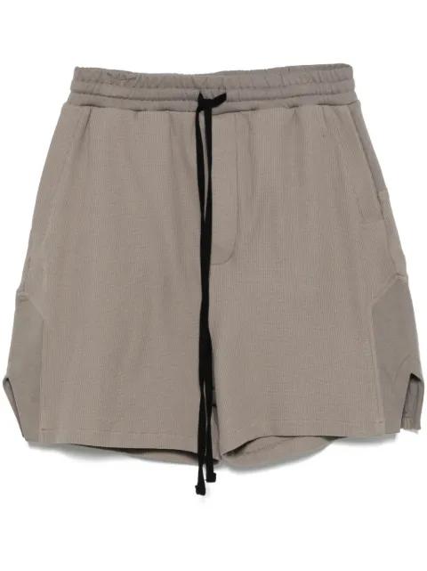 waffle-effect track shorts by THOM KROM