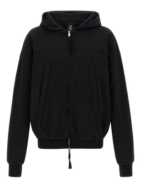 zip-fastening cotton hoodie by THOM KROM