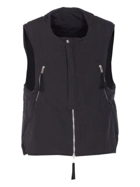 zip padded gilet by THOM KROM