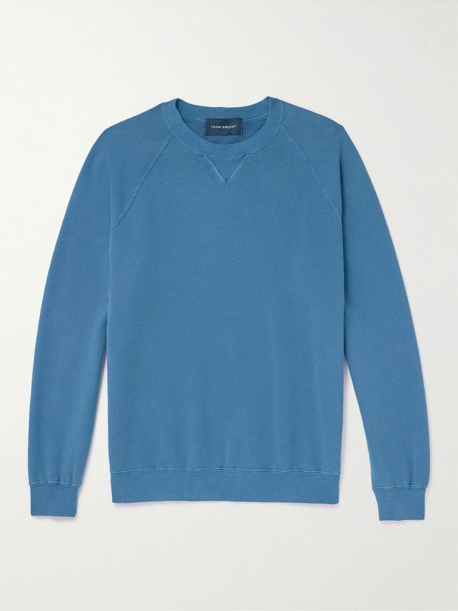 Garment-Dyed Cotton-Jersey Sweatshirt by THOM SWEENEY