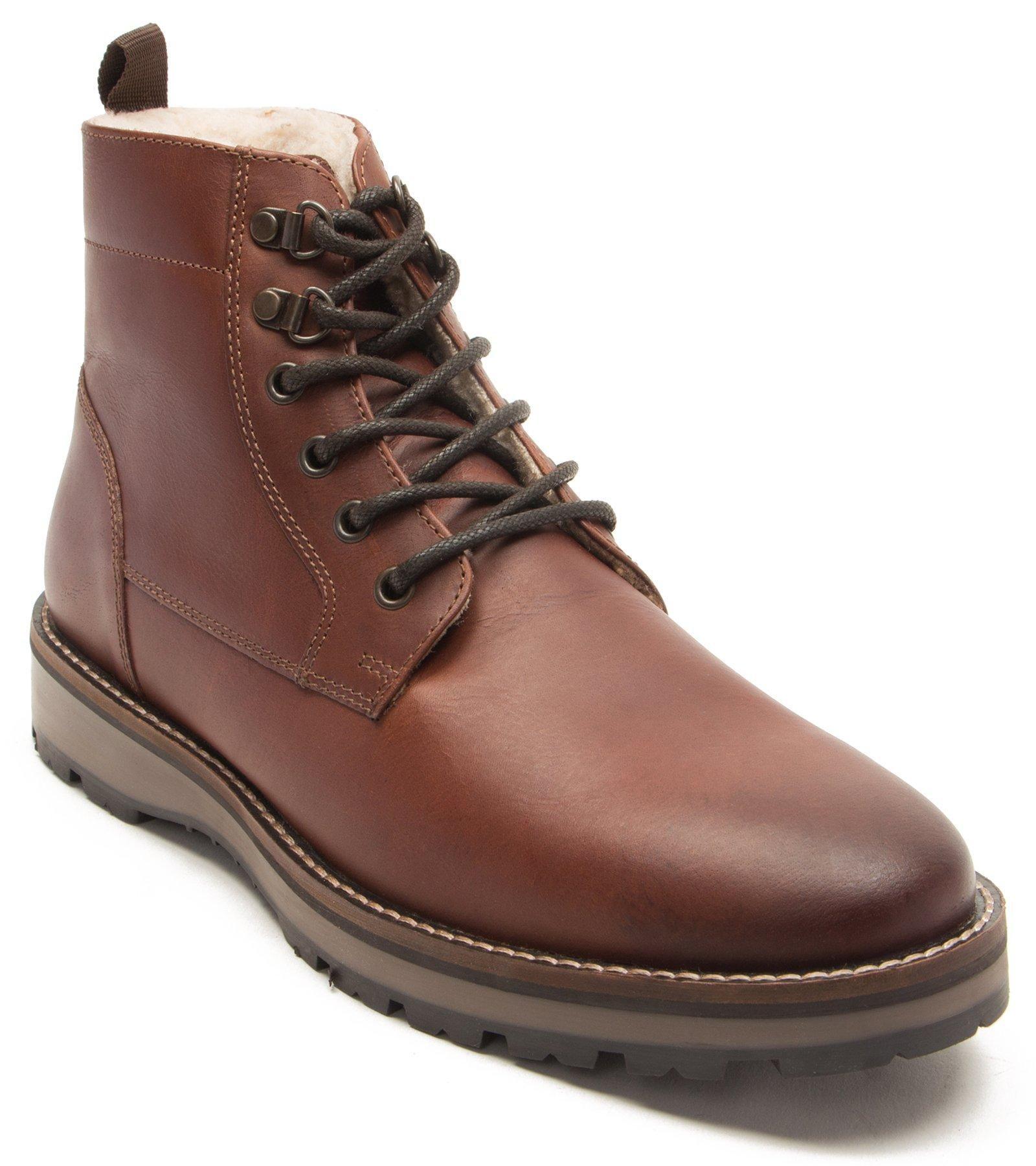 'Devita' Hiker Style Mid-Height Casual Leather Boots by THOMAS CRICK