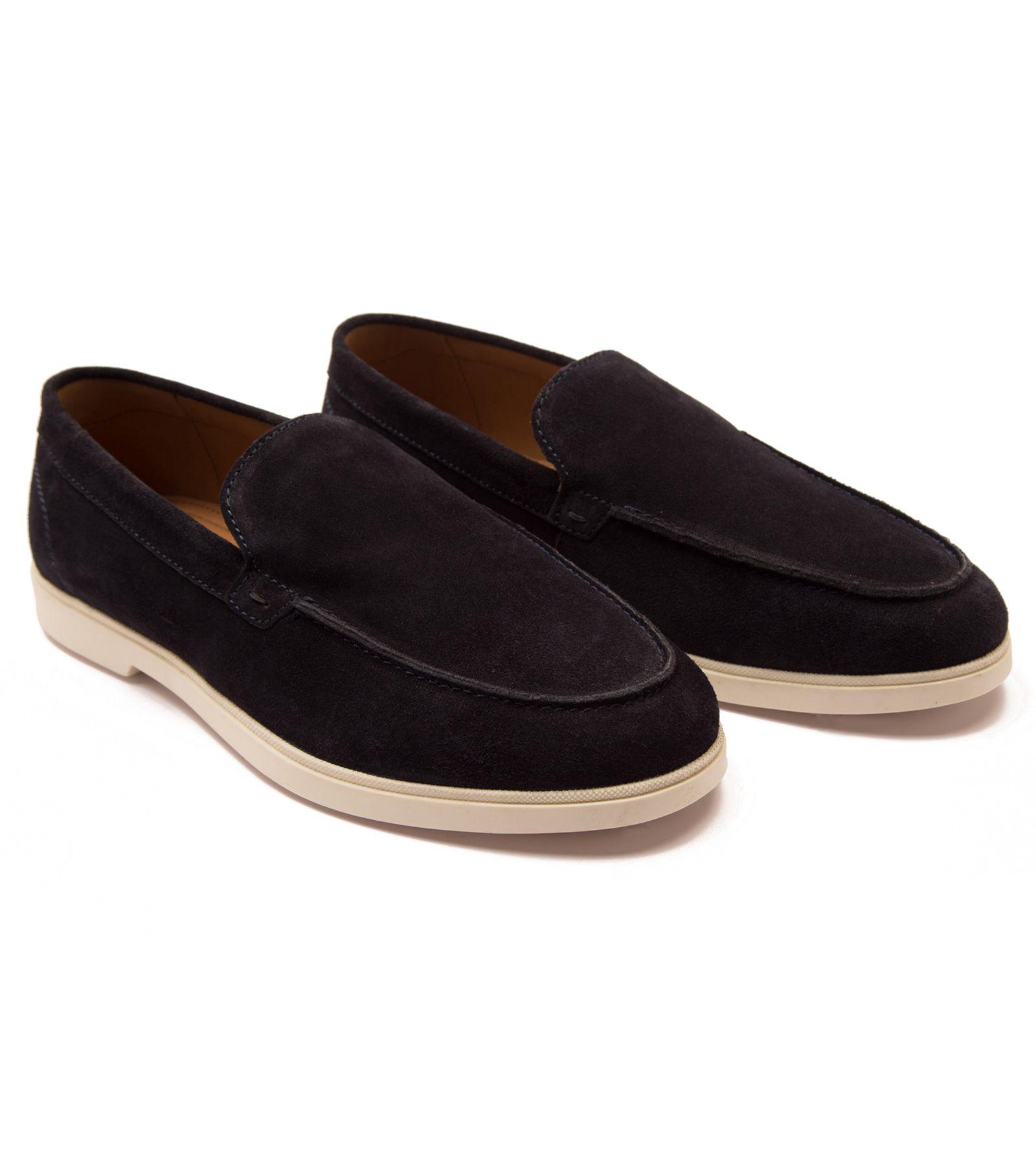 'Fenway' Suede Leather Slip-on Casual Loafer Shoes by THOMAS CRICK