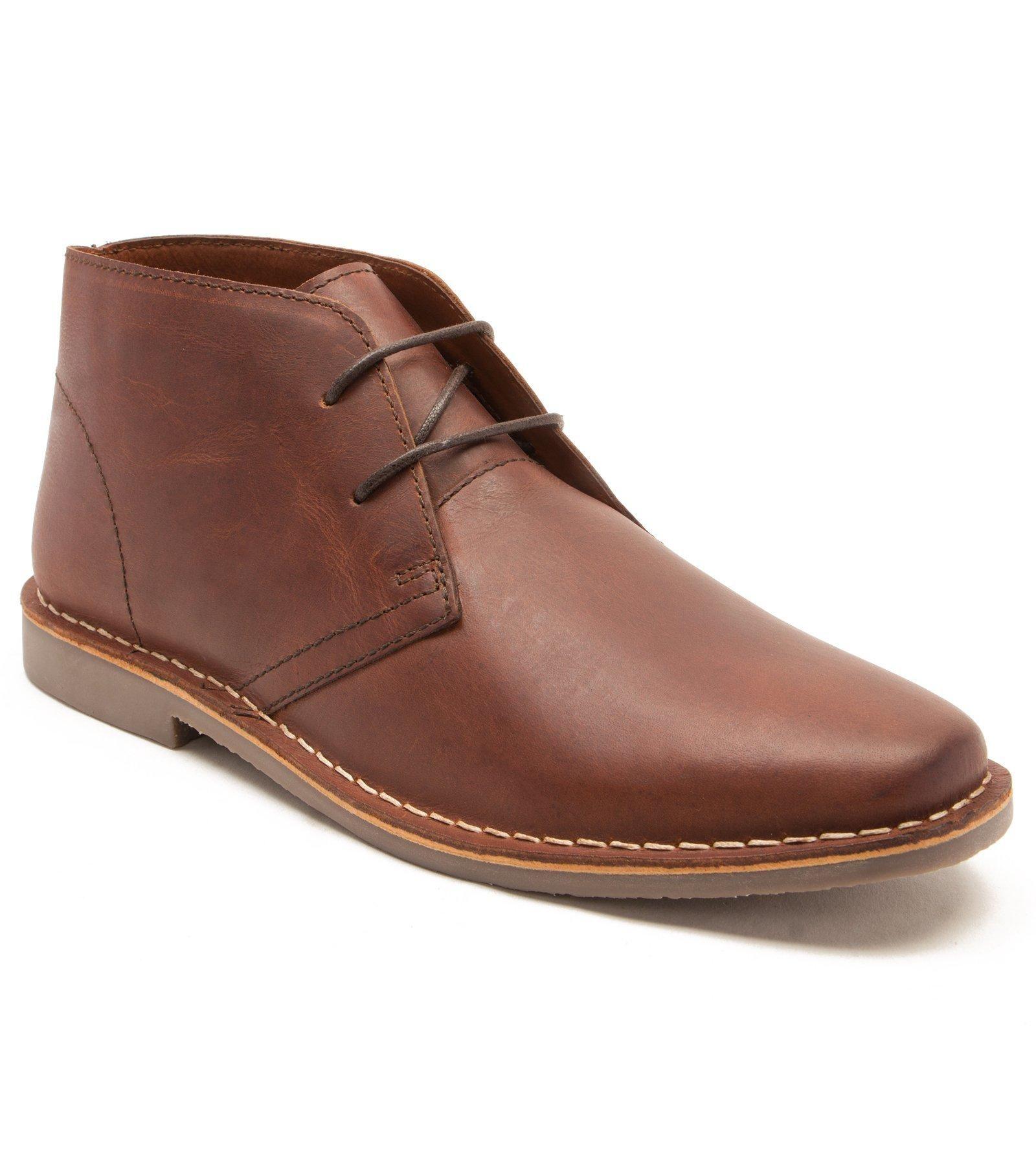 'Gobi' Desert Chukka Boots Leather Classic Comfortable Boots by THOMAS CRICK