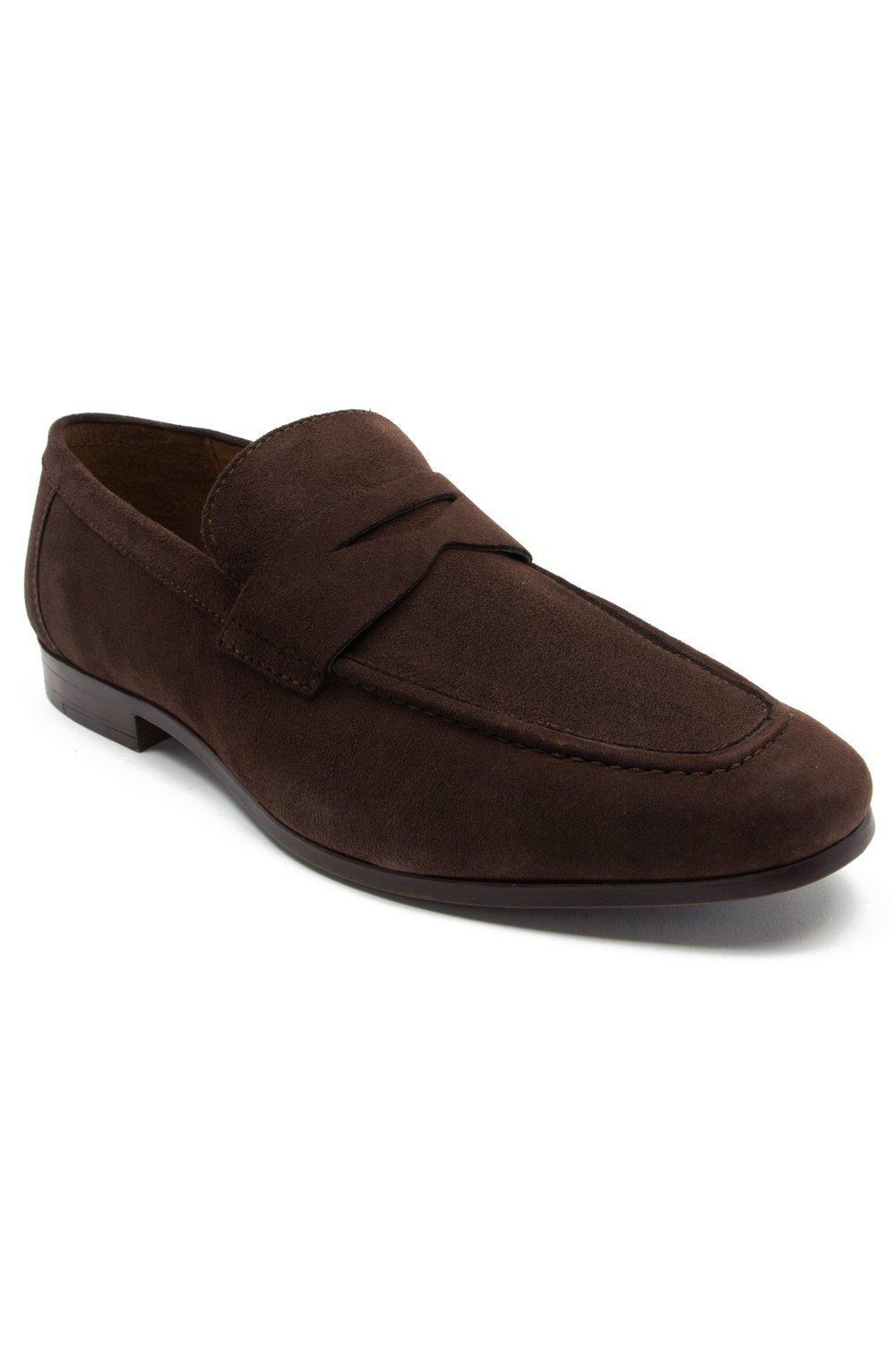 'Harley' Loafer Suede Leather Slip-On Loafer Shoes by THOMAS CRICK