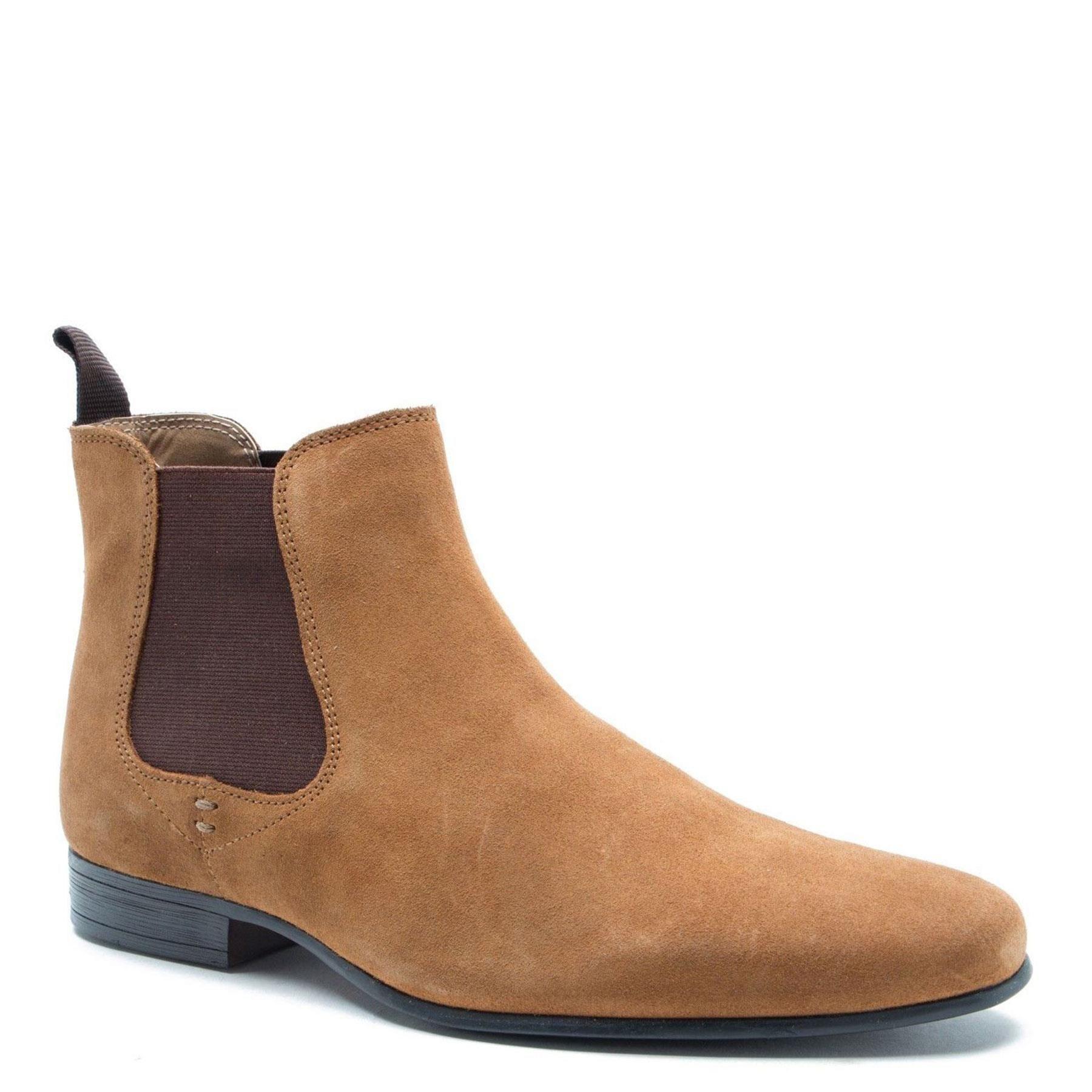 Stanway Suede Pointed Leather Chelsea Boots by THOMAS CRICK