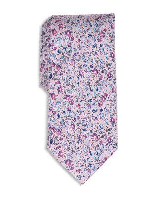 Classic Floral Tie by THOMAS PINK