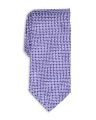 Classic Woven Geometric Tie by THOMAS PINK