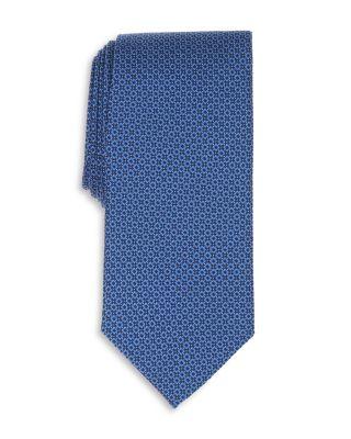 Classic Woven Geometric Tie by THOMAS PINK