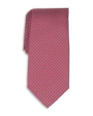 Classic Woven Geometric Tie by THOMAS PINK