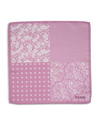 Pattern Quadrant Pocket Square by THOMAS PINK