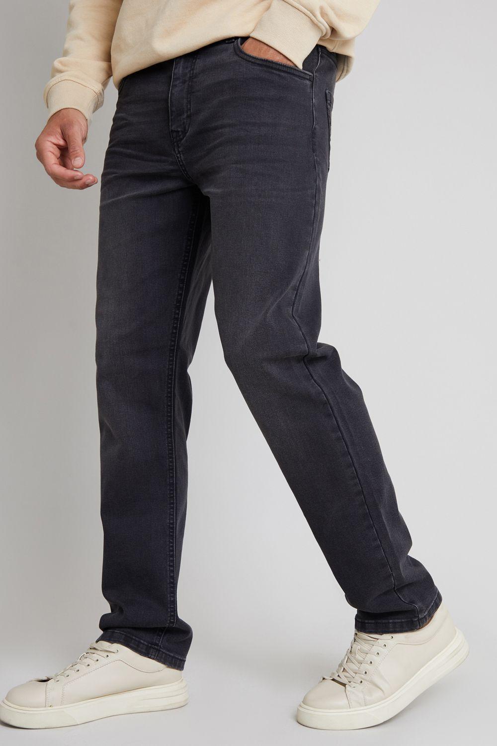 'Canterbury' Straight Fit Jeans With Stretch by THREADBARE