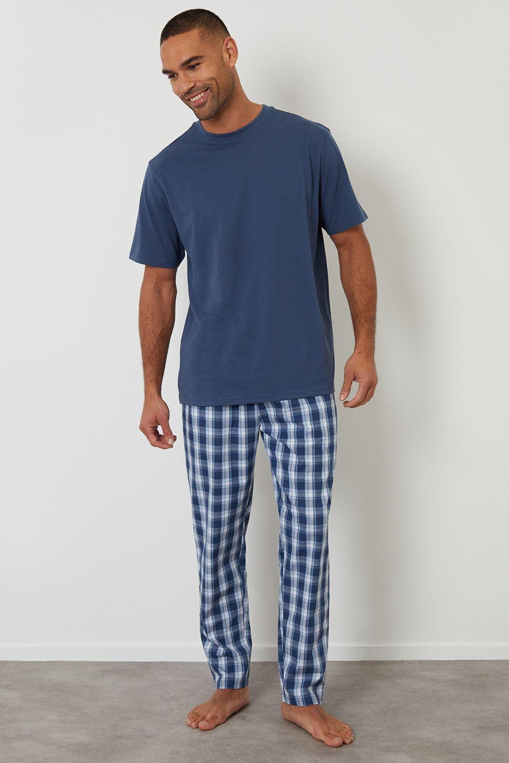 Check Relaxed Fit Pyjama Set by THREADBARE