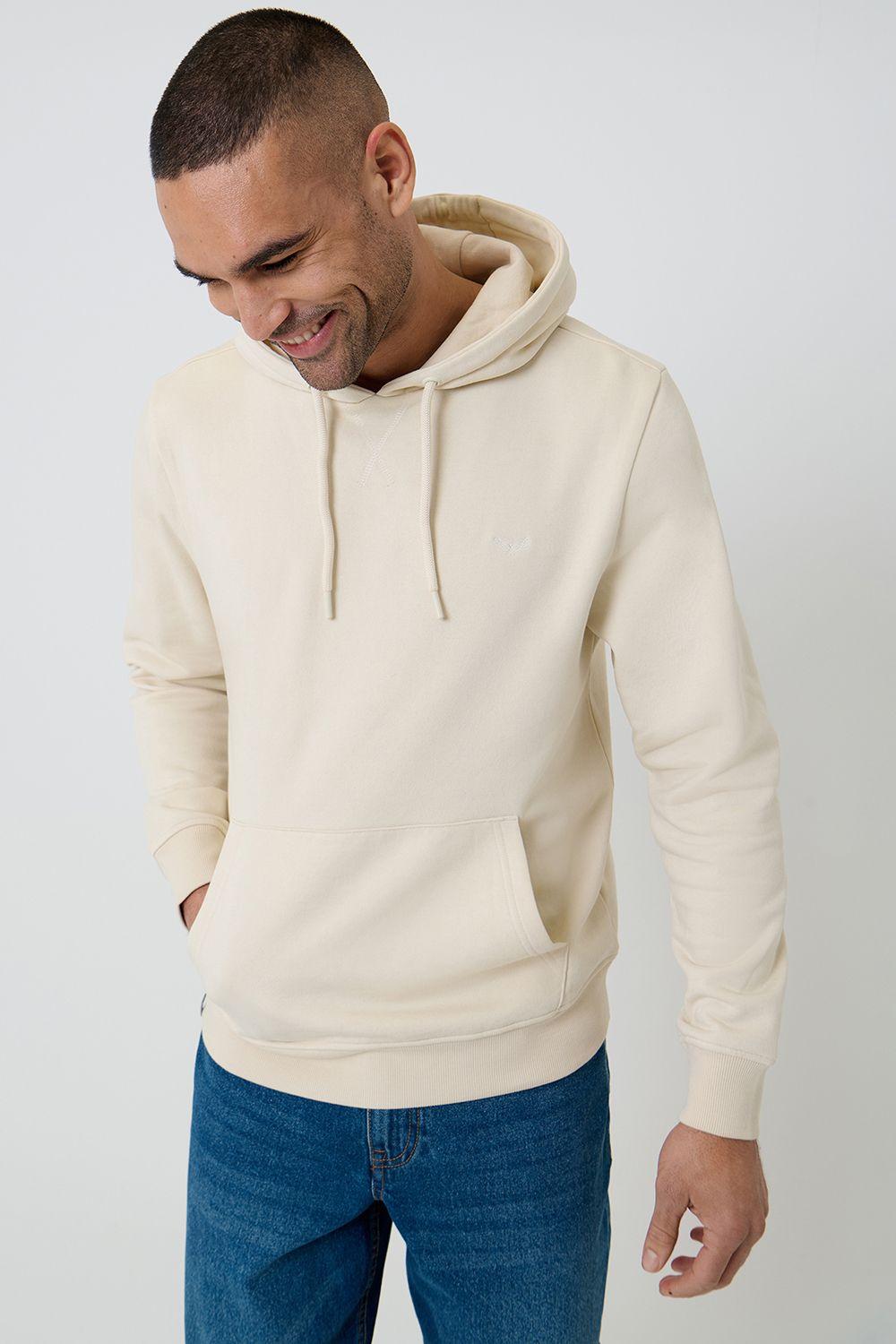 Cotton Blend Pullover Hoody by THREADBARE