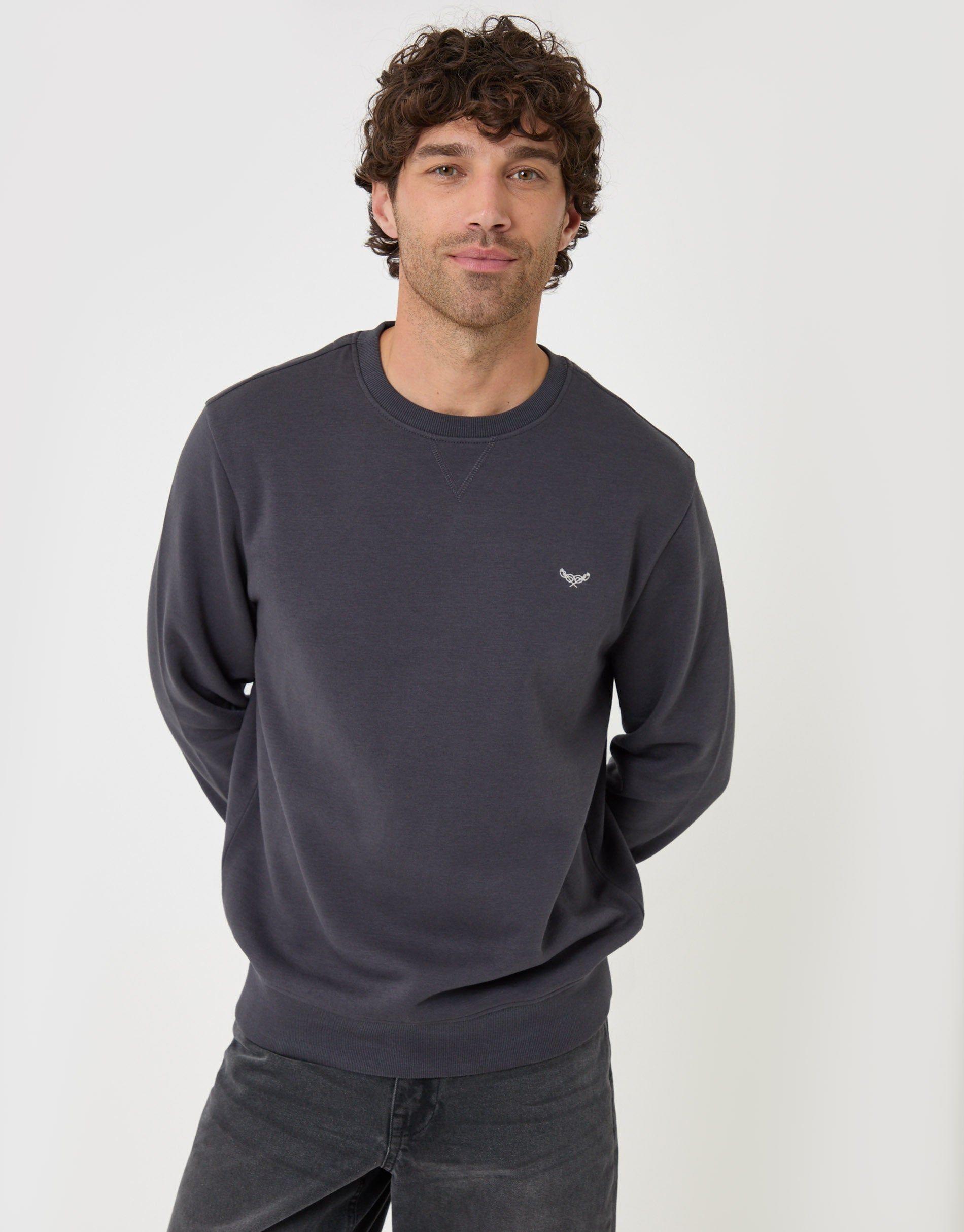 Cotton Rich Crew Neck Sweatshirt by THREADBARE