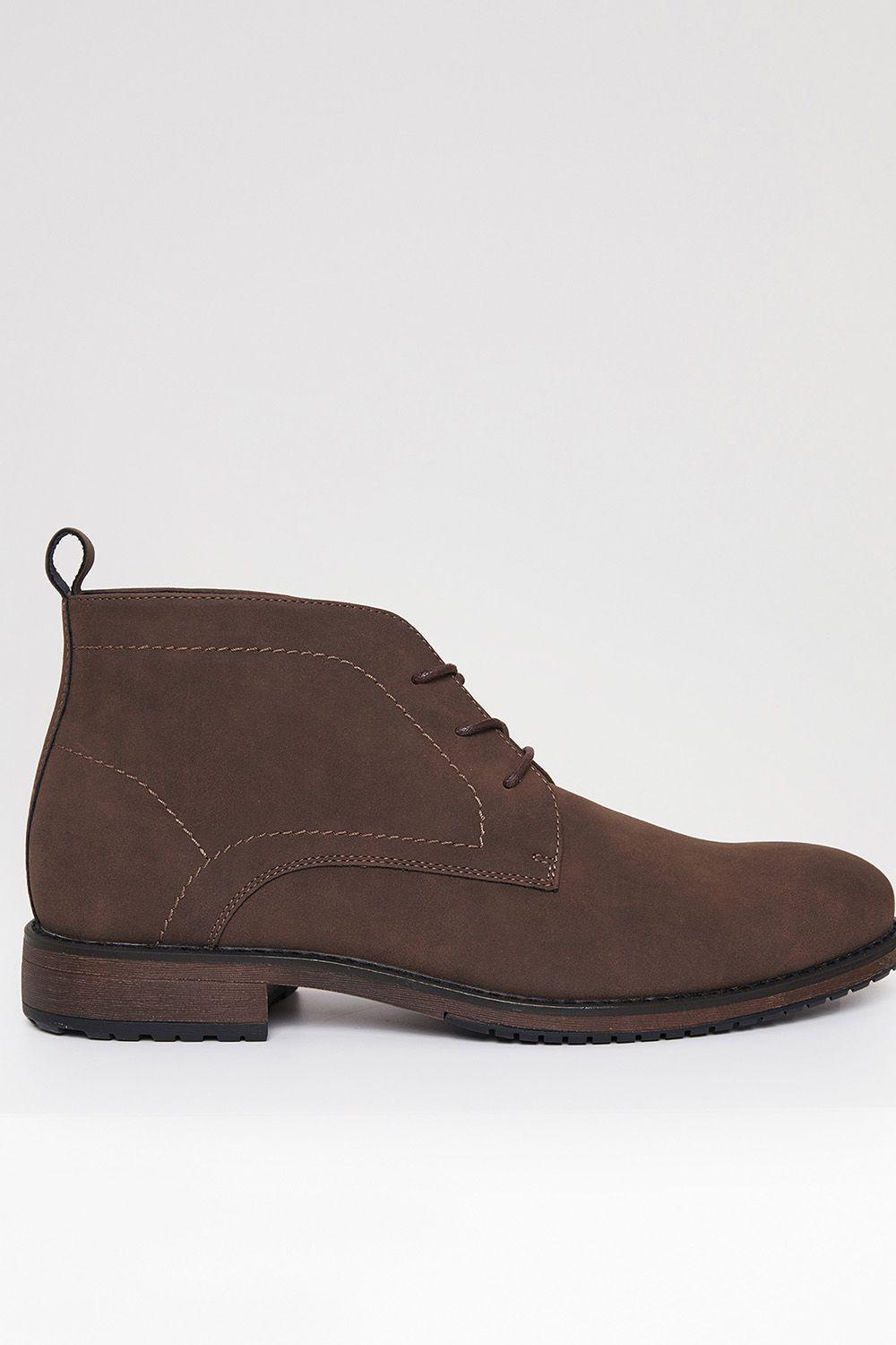 Faux Suede Chukka Boots by THREADBARE