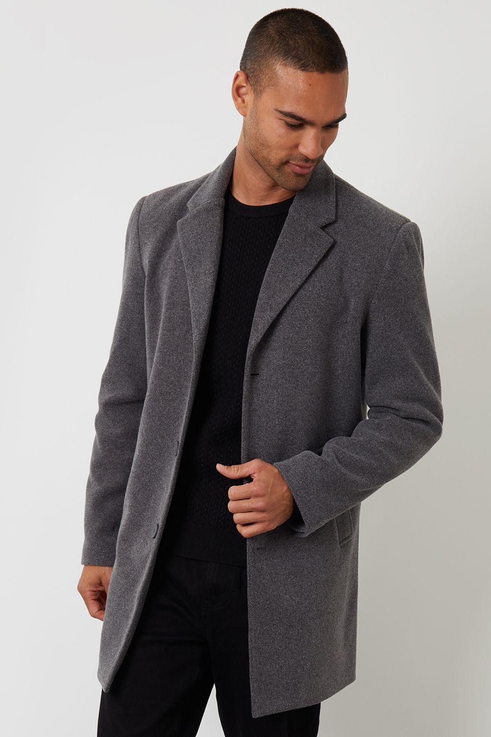 Faux Wool Overcoat by THREADBARE
